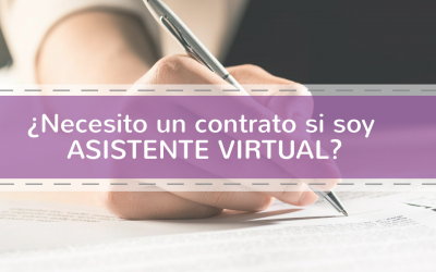 ¿Necesito un contrato si soy Asistente Virtual?